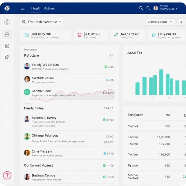 Dashboard showing automated workflows